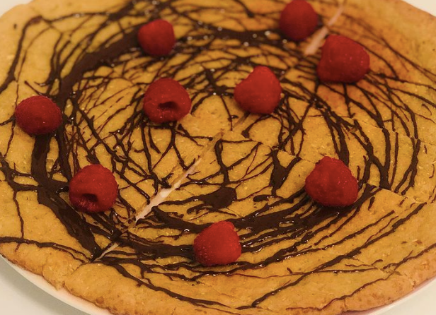 Raspberries Dessert Pizza Recipe