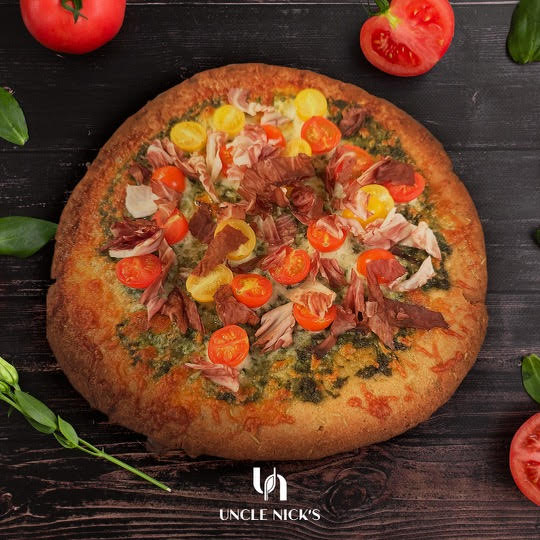 Pesto Cauliflower Pizza